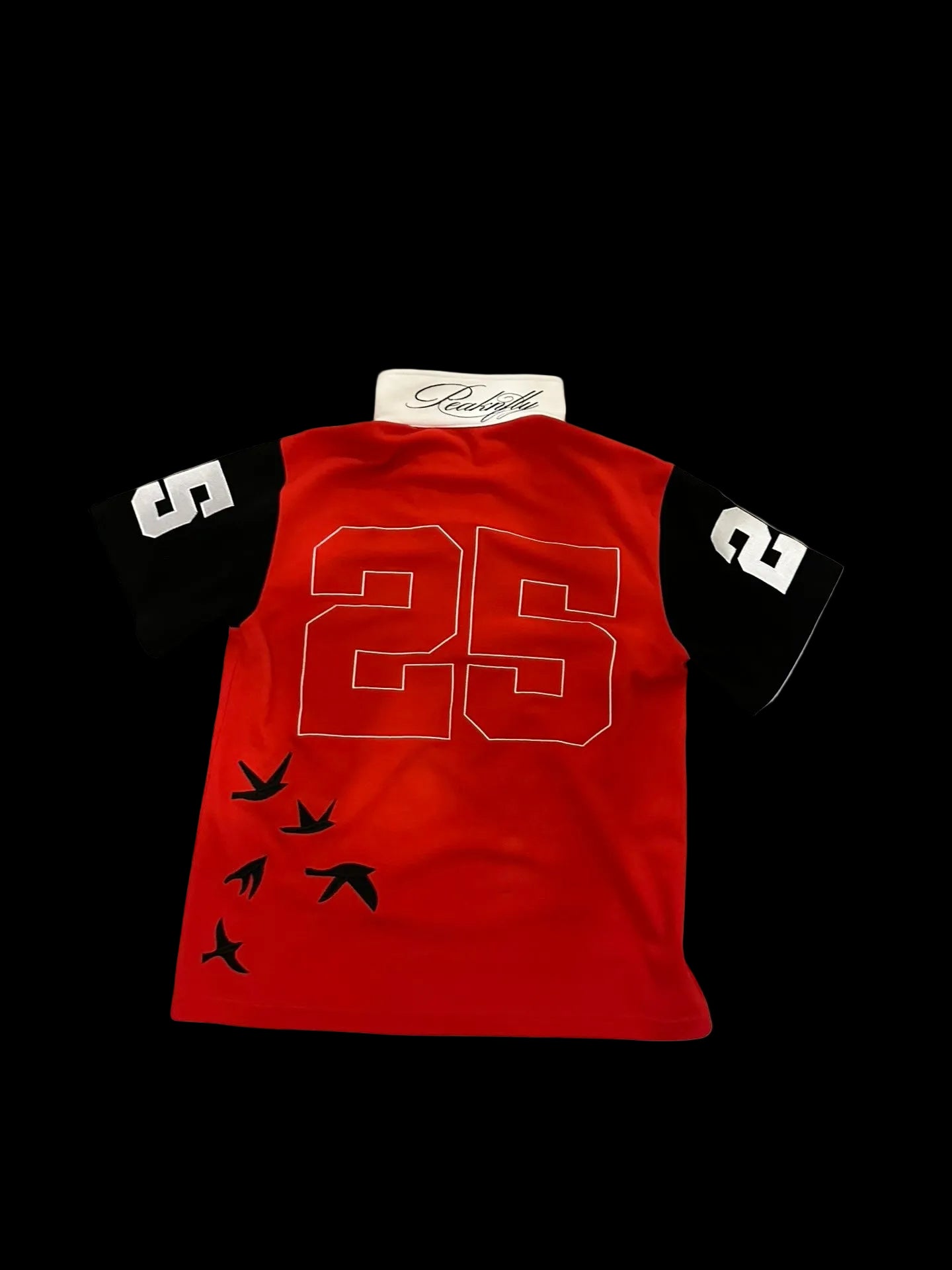 peaknfly red polo