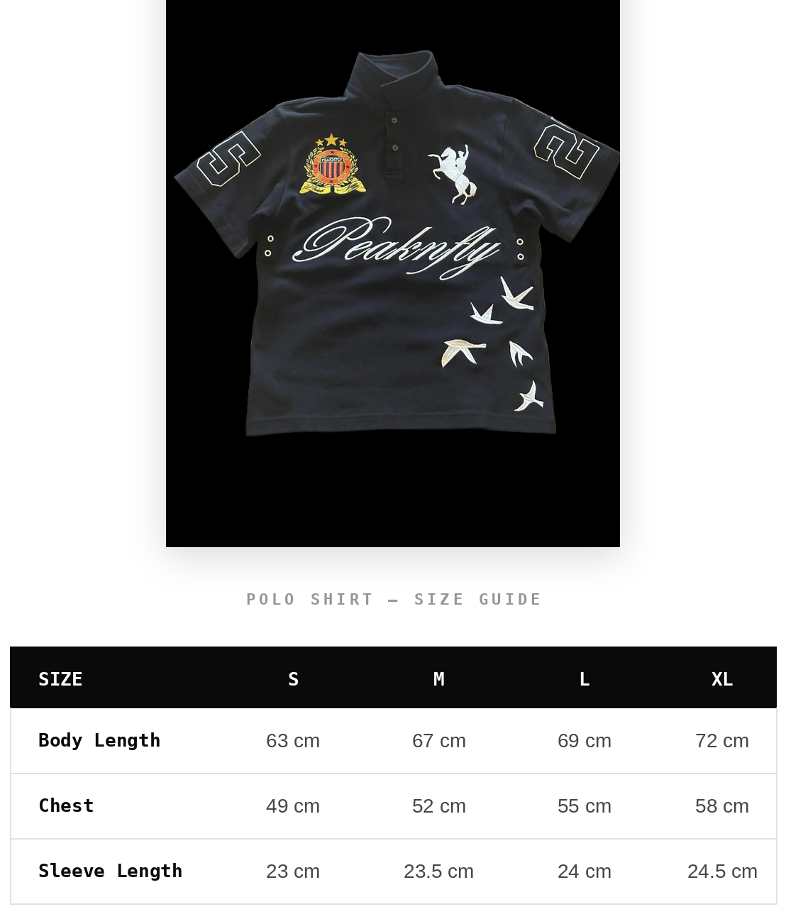 PNF BLACK POLO